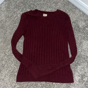 A new day maroon sweater size XS